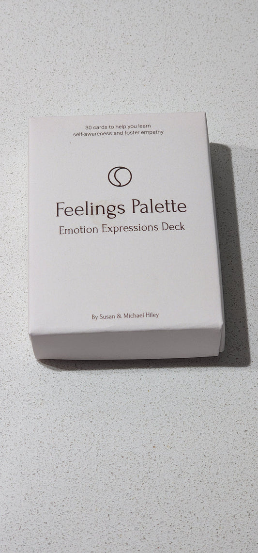 Feelings Palette: Limited Edition Emotion Expressions Deck | 30 Self-Awareness Cards