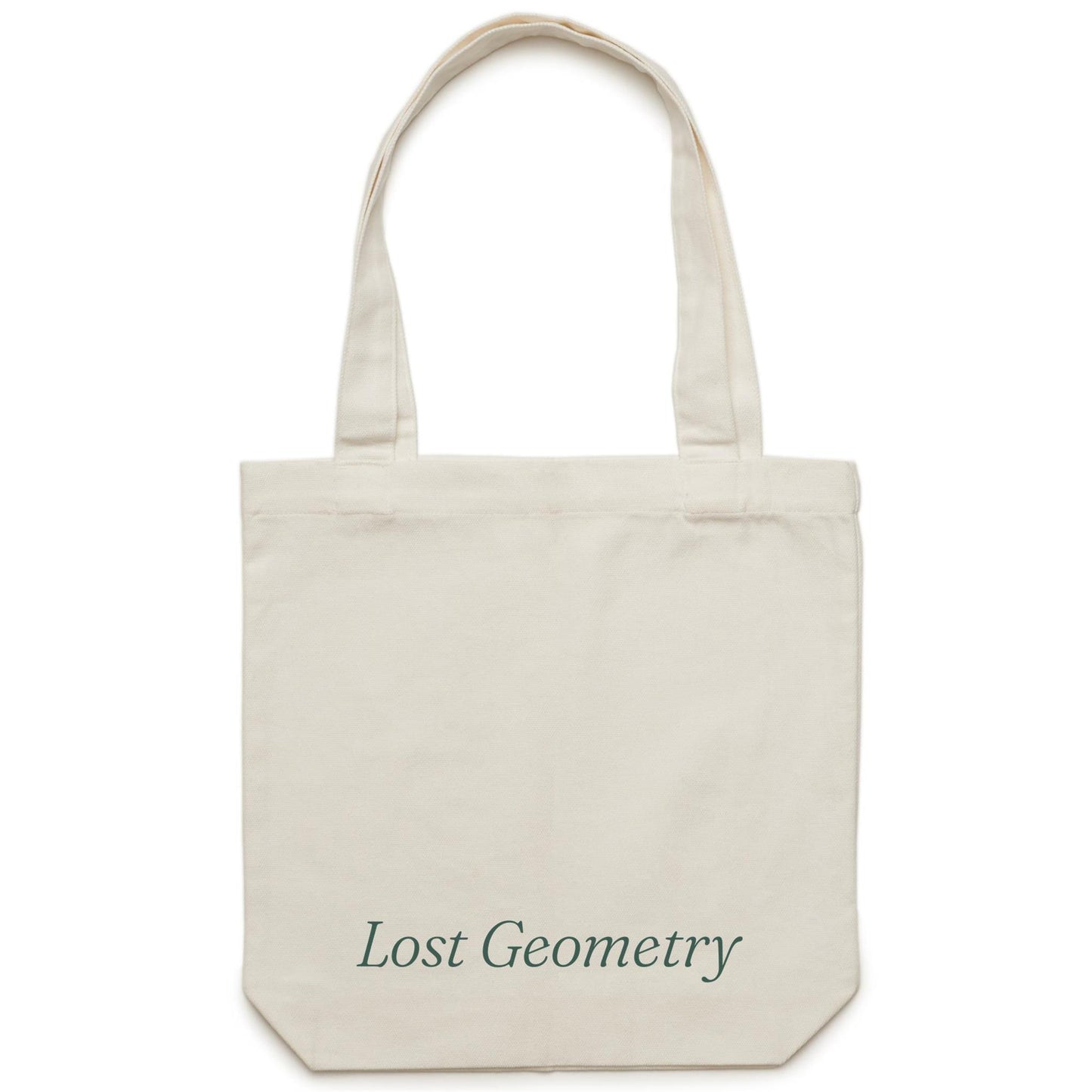Lost Geometry - AS Colour - Carrie - Canvas Tote Bag - Cream