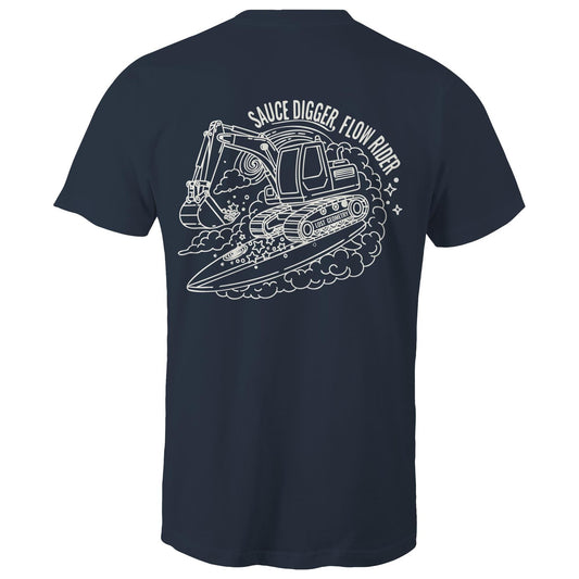 Cosmic Excavator Wave Rider Tee - Flow Energy