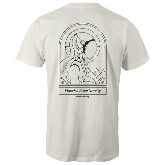 Flourish From Gravity Tarot Card Graphic Tee - Thrive Through Challenge