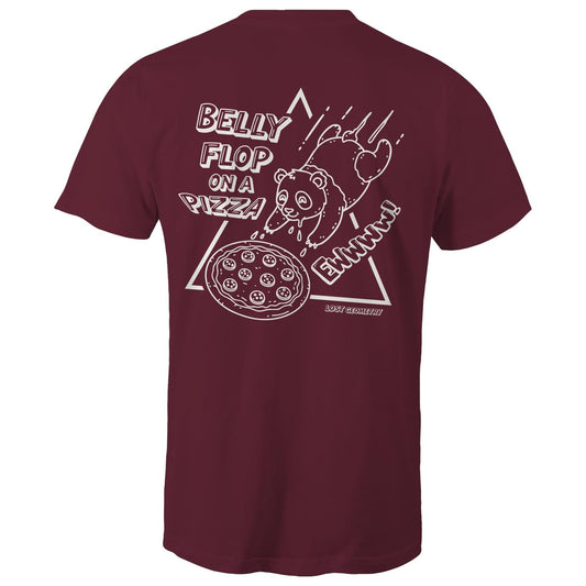 Panda Pizza Belly Flop Tee - Playful Spirit