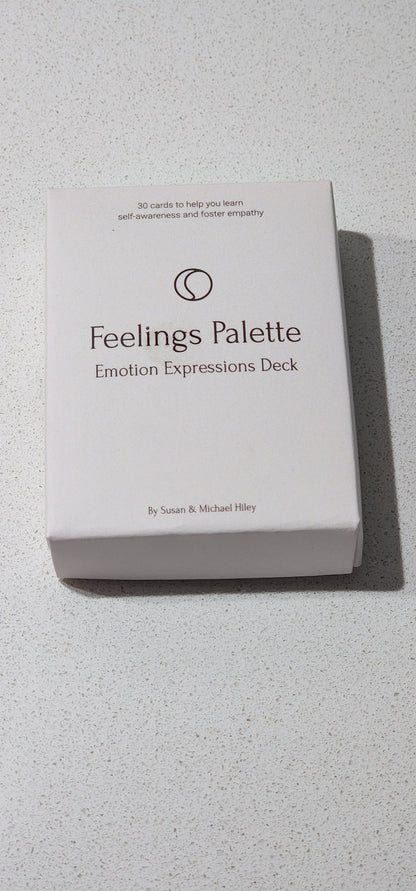 Feelings Palette: Limited Edition Emotion Expressions Deck | 30 Self-Awareness Cards