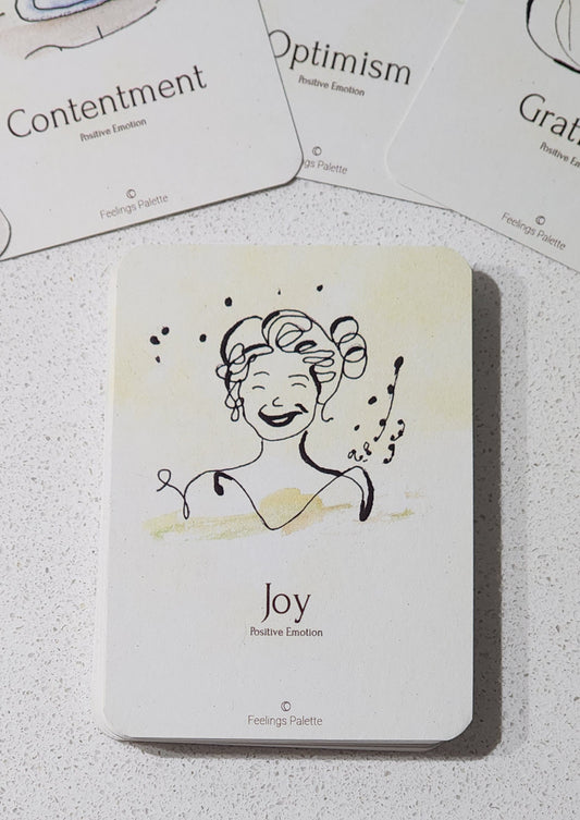 Feelings Palette: Limited Edition Emotion Expressions Deck | 30 Self-Awareness Cards