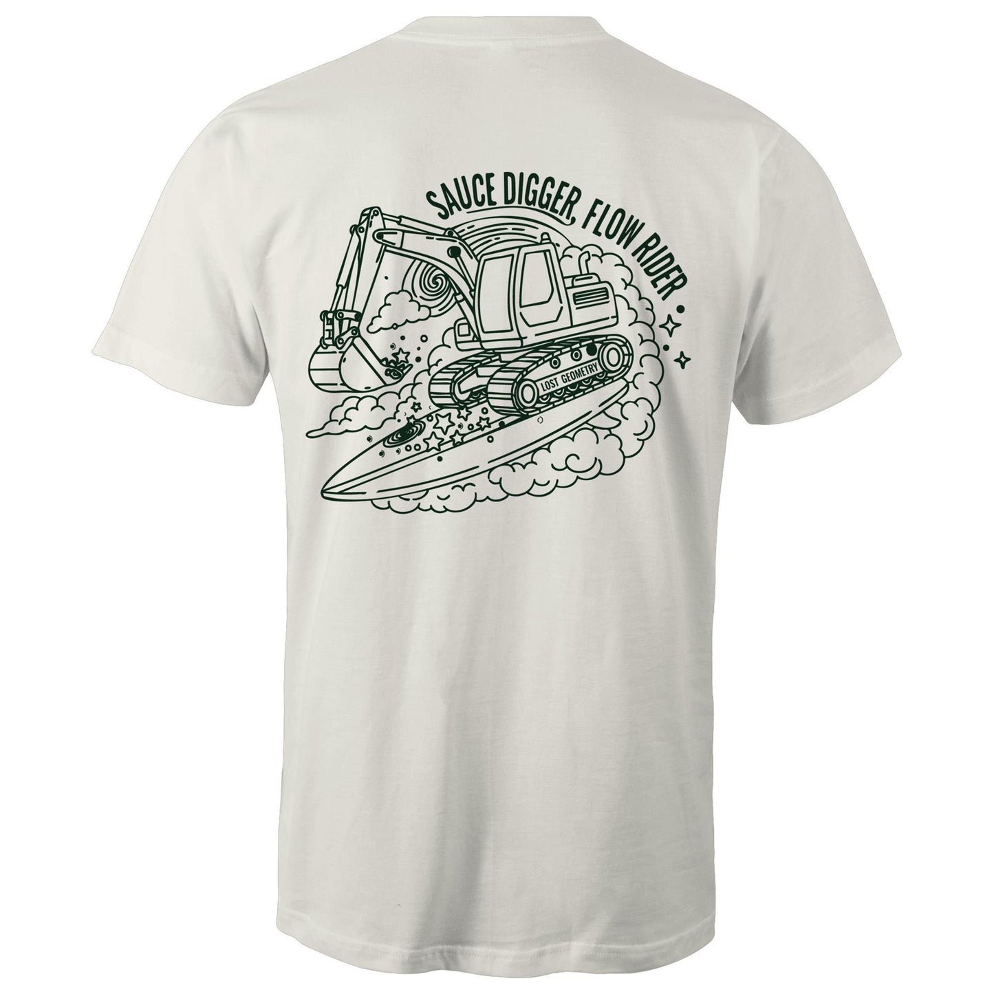 Cosmic Excavator Wave Rider Tee - Flow Energy