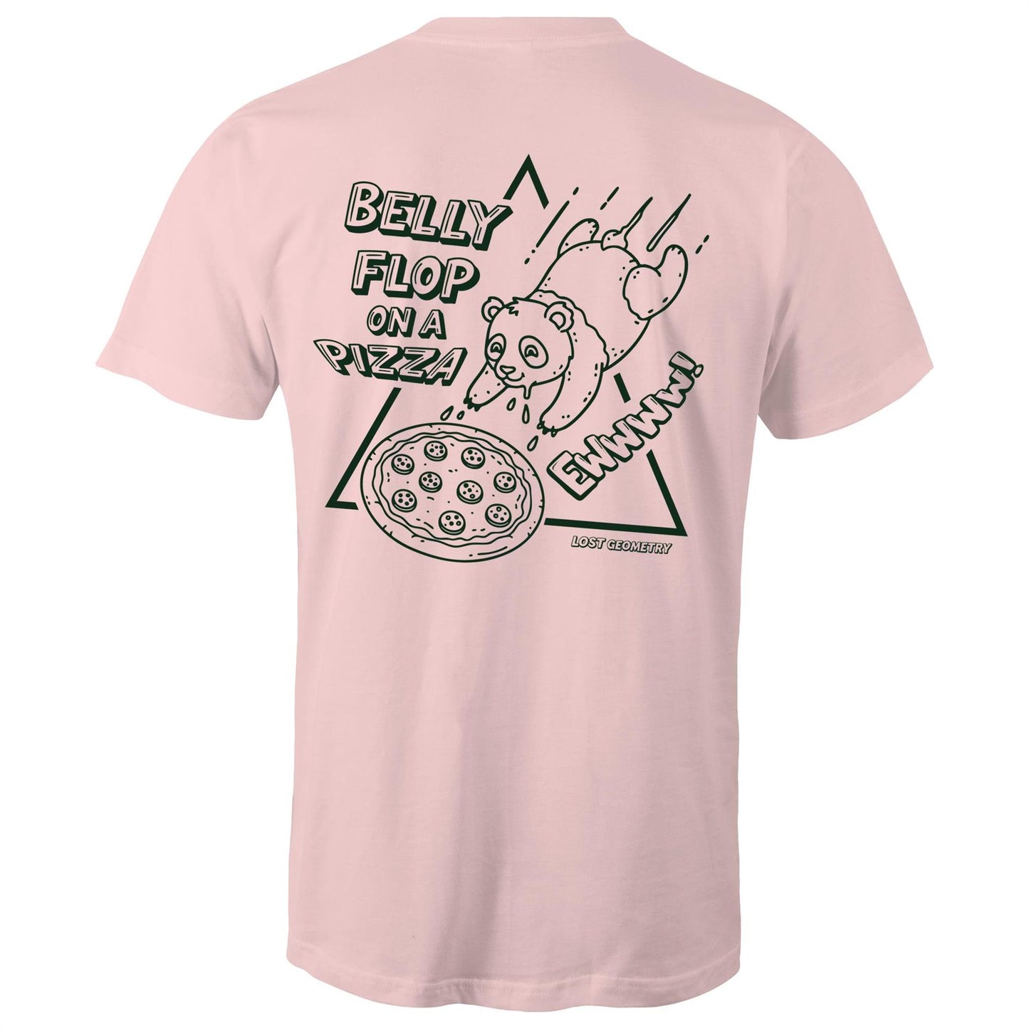 Panda Pizza Belly Flop Tee - Playful Spirit