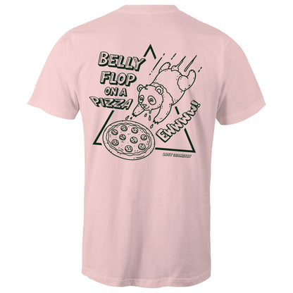 Panda Pizza Belly Flop Tee - Playful Spirit