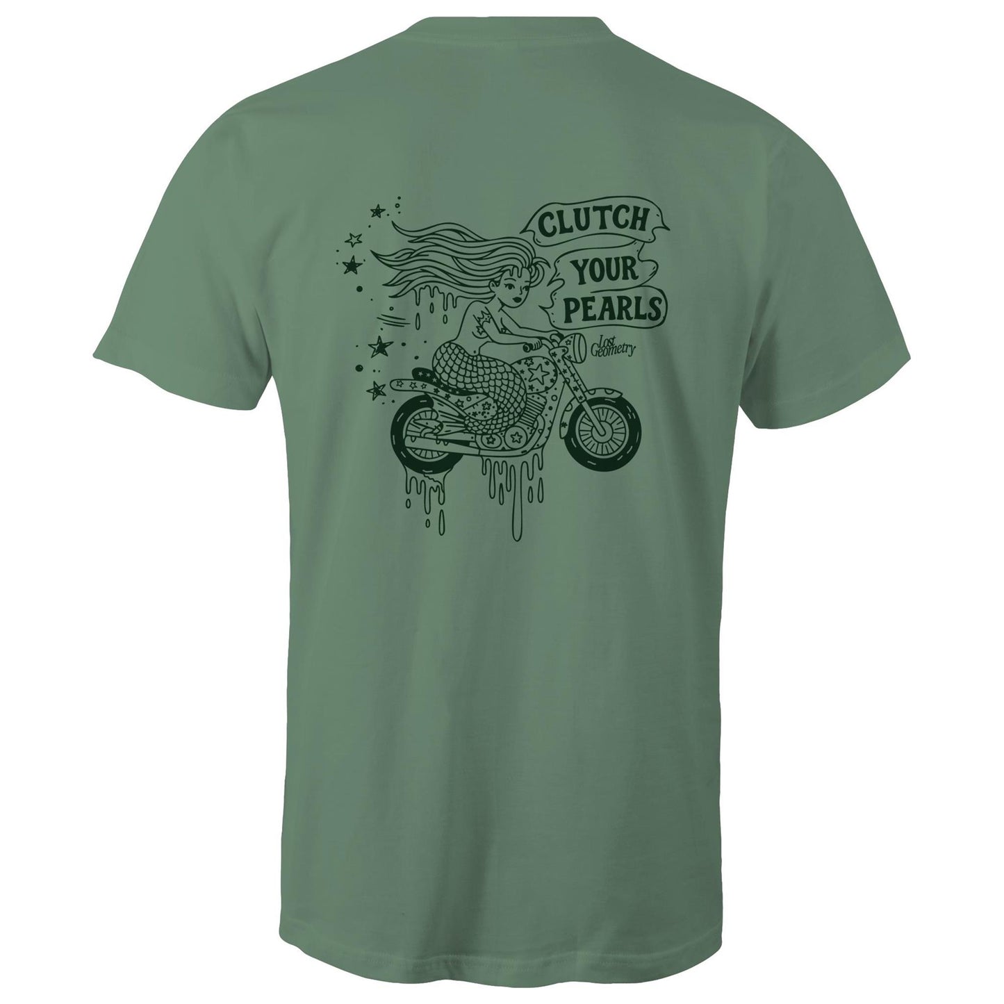 Mermaid Motorbike Tee - Clutch Your Pearls - Fun Conscious Fashion