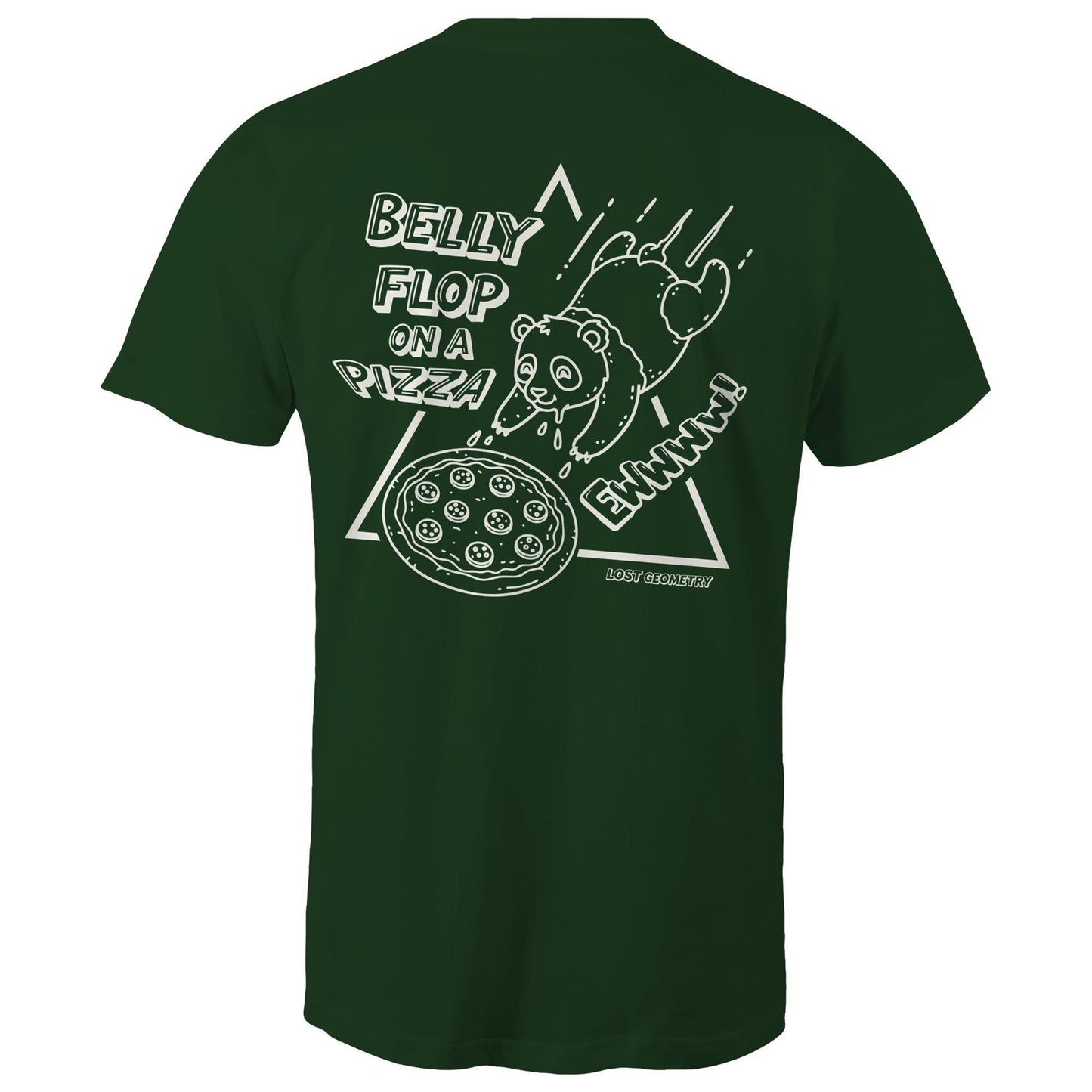 Panda Pizza Belly Flop Tee - Playful Spirit